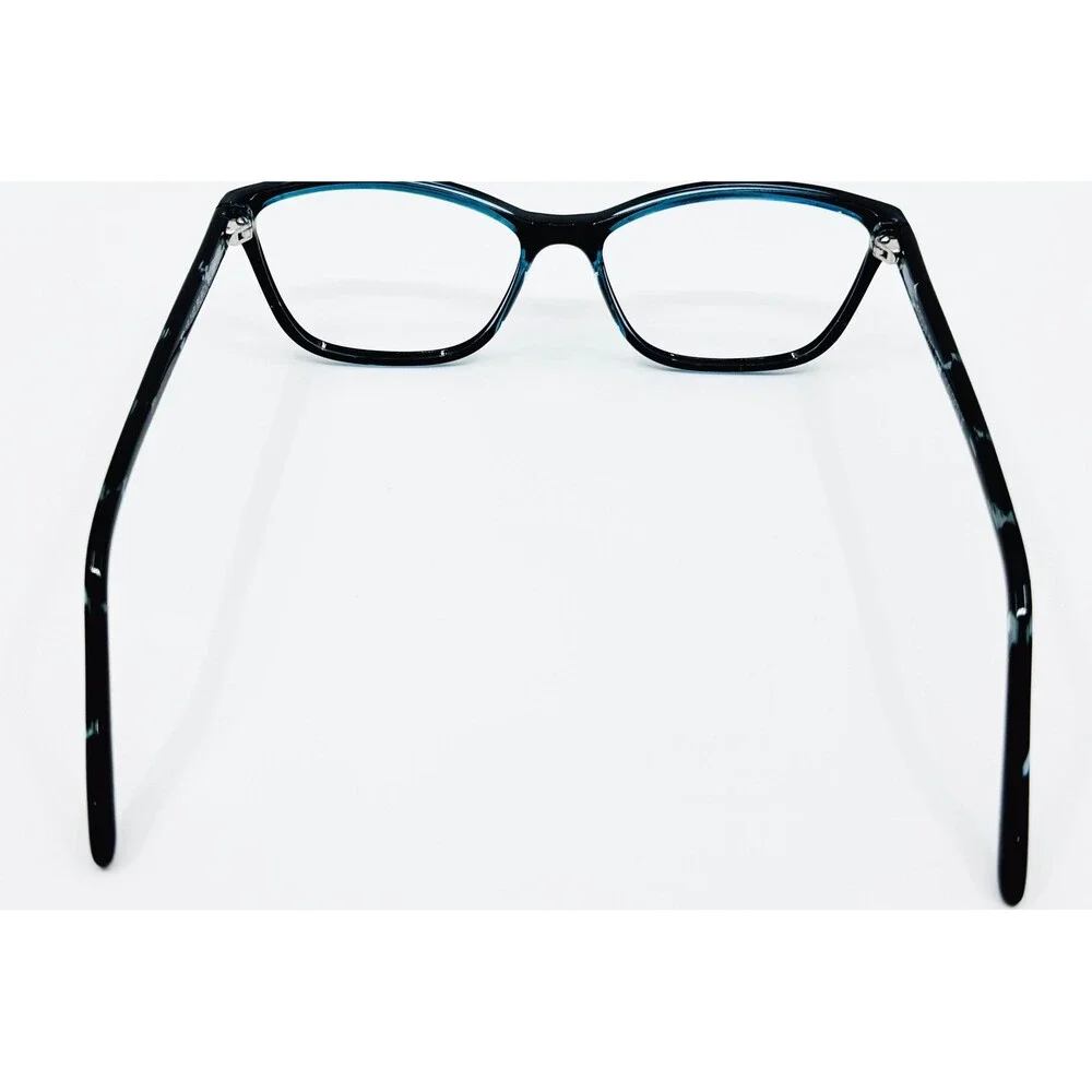 Focus 247 Eyeglasses Women Black Blue Cat Eye Frame 52-15-140